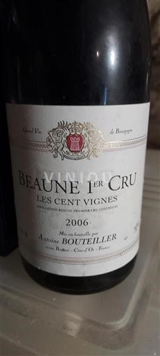 Borgoña No especificado Premier Cru Antoine Bouteiller Les Cent Vignes 2006
