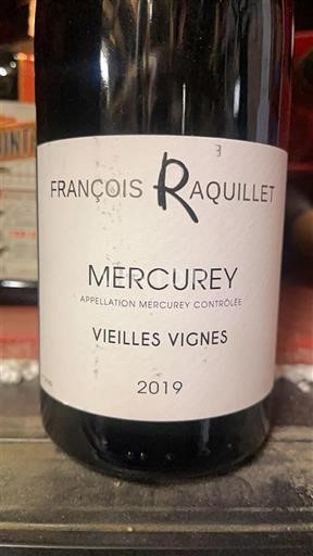 Burgundy Mercurey François Raquillet Vieilles Vignes 2019