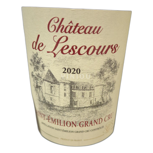 Burdeos Saint-Émilion Château de Lescours 2020