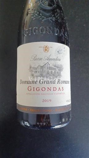 Rhône Valley Gigondas Pierre Amadieu Domaine Grand Romane 2019