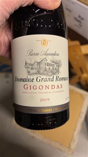 Rhônen laakso Gigondas Pierre Amadieu Domaine Grand Romane 2019