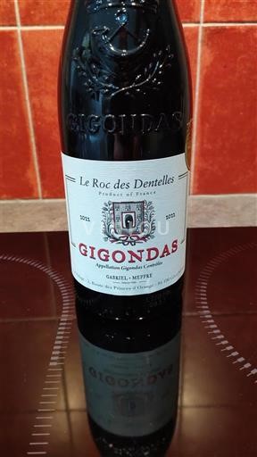 Rhônedalen Gigondas Gabriel Meffre Le Roc des Dentelles 2021