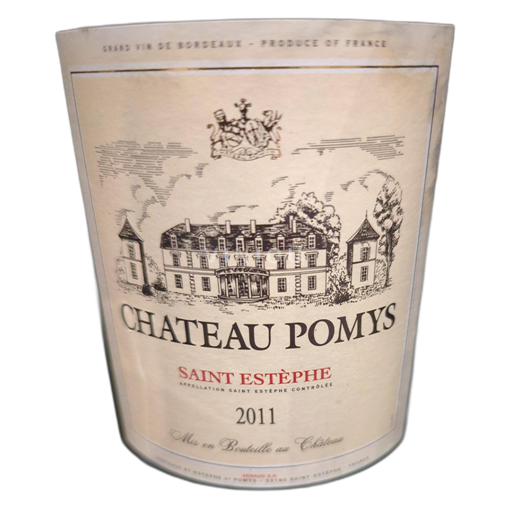 Bordeaux Saint-Estèphe Château Pomys 2011