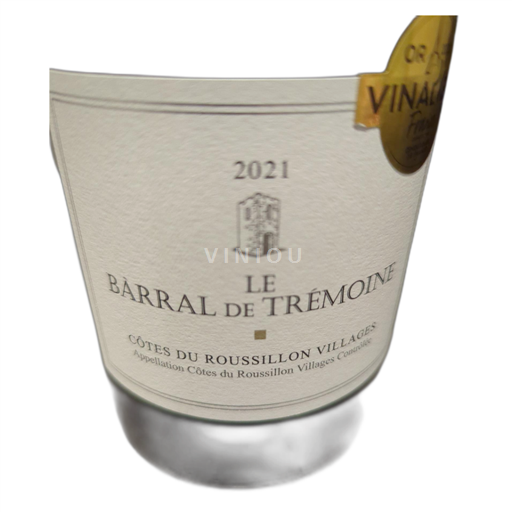Roussillon Côtes du Roussillon Villages Le Barral de tremoine  2021