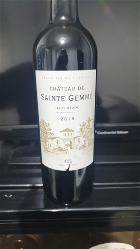 Burdeos Haut-Médoc Château de Sainte Gemme 2016