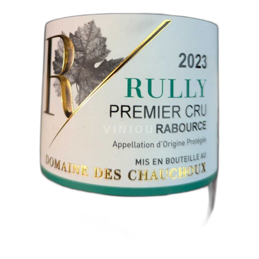 Vin Rouge sec Domaine Des Chauchoux 2023 France Bourgogne Rully AOC Premier Cru