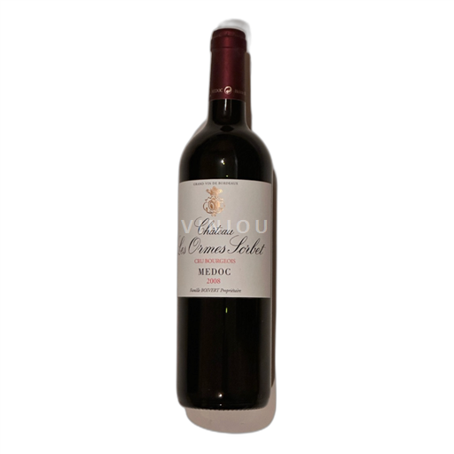 Vin Rouge sec Cru Bourgeois Château Les Ormes Sorbet 2008 France Bordeaux Médoc AOC