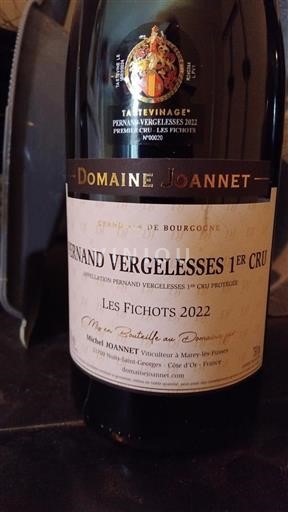 Burgundsko Pernand-Vergelesses Premier Cru Domaine Joannet Les Fichots 2022