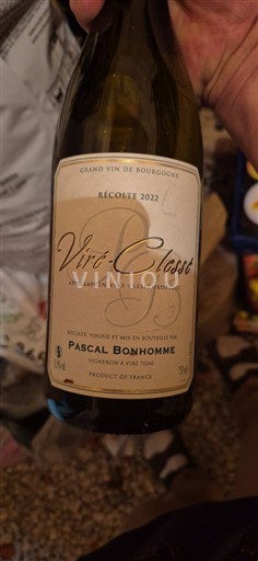 Borgogna Viré-clessé Grand Cru Pascal Bonhomme 2022