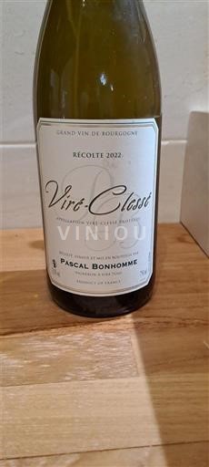 Bourgogne Viré-clessé Grand Cru Pascal Bonhomme 2022