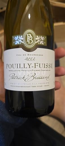 Bourgogne Pouilly-fuissé Grand Cru Patrick Bressand 2022