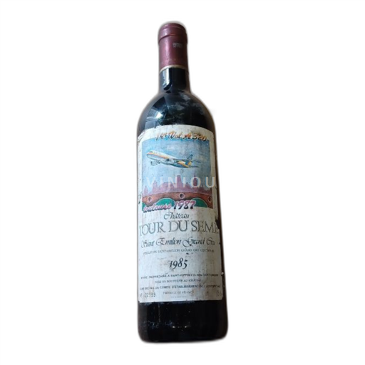 Bordeaux Saint-Émilion Grand Cru Château Tour du Sème 1er Vol A320 1985