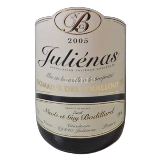 Beaujolais Juliénas Domaine des Jouilloux 2005