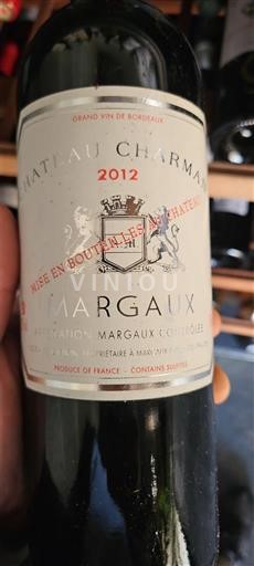 Bordeaux Margaux Château Charmant 2012