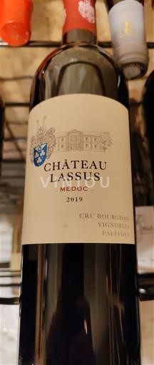 Bordeaux Médoc Cru Bourgeois Château Lassus 2019