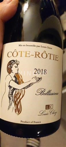 Rhônevallei Côte-rôtie Louis Chèze Bellissima 2018