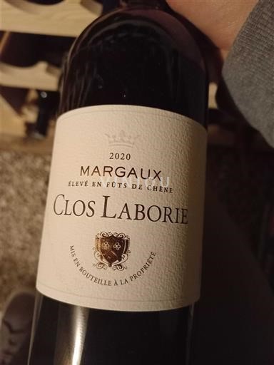 Bordeaux Margaux Clos Laborie 2020