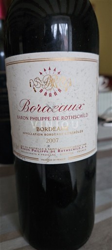 Bordeaux Baron Philippe de Rothschild 2007