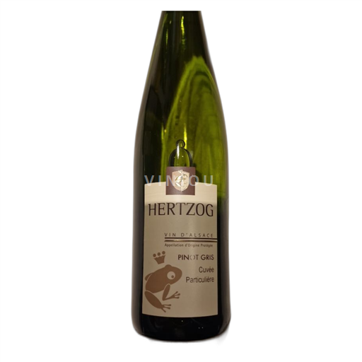 Vin Blanc sec Pinot Gris Cuvée Particulière Hertzog 2018 France Alsace AOC