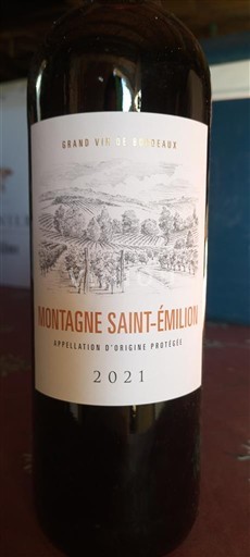 Bordeaux Montagne-saint-émilion Albert artvin 2021