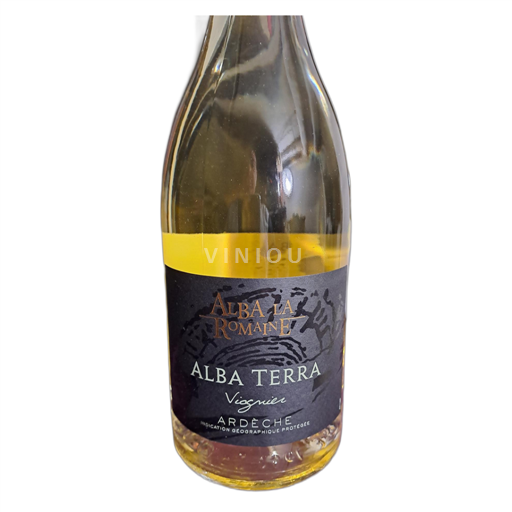 Vin Blanc sec Alba Terra Alba la Romaine 2022 France Alpes et pays Rhodaniens Ardèche IGP