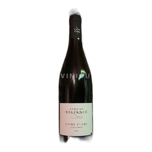 Vin Rouge sec Clos Charle Domaine Deliance 2022 France Bourgogne Givry AOC Premier Cru