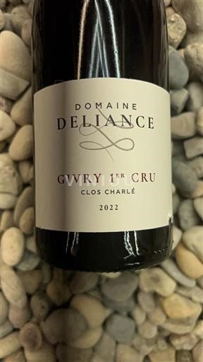 Vin Rouge sec Clos Charle Deliances 2022 France Bourgogne Givry AOC Premier Cru
