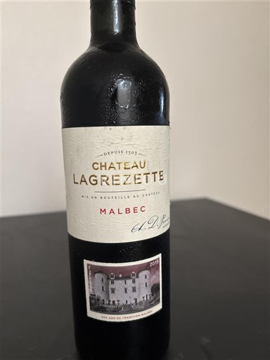 Sud-Ouest Cahors Chateau Lagrezette Malbec 2015