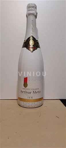 Vin Effervescent Blanc demi-sec Ice Arthur Metz Non millésimé France Alsace Crémant-d'alsace AOC