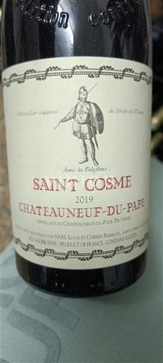 Thung lũng Rhône Châteauneuf-du-pape Saint Cosme 2019