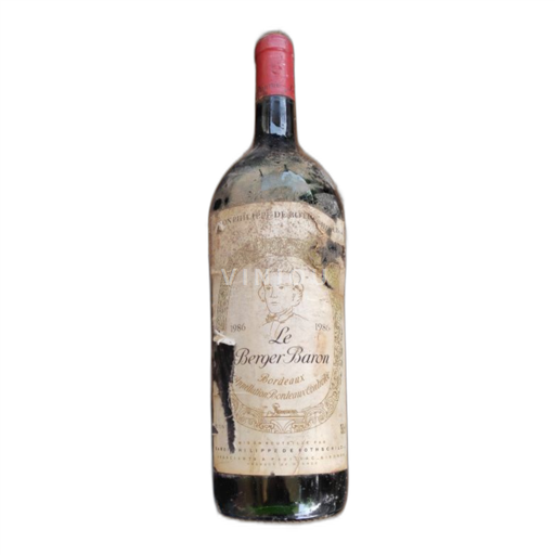 Bordeaux Baron Philippe de Rothschild Le Berger Baron 1986