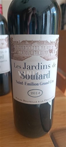 Bordeaux Saint-Émilion Grand Cru Grand Cru Soutard Les Jardins de Soutard 2014