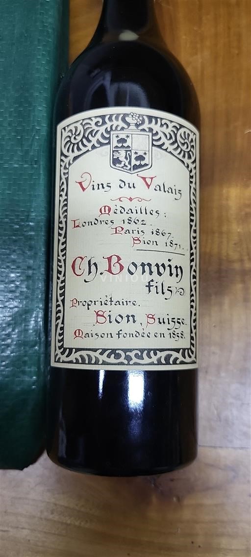 Vin Rouge sec Ch. Bonvin Fils 2022 Suisse Valais AOC