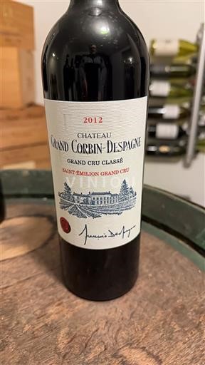 Bordeaux Saint-Émilion Grand Cru Château Grand Corbin-Despagne 2012