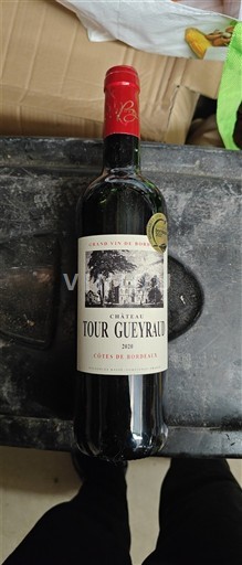 Burdeos Côtes-de-Bordeaux Château TOUR GUEYRAUD 2020