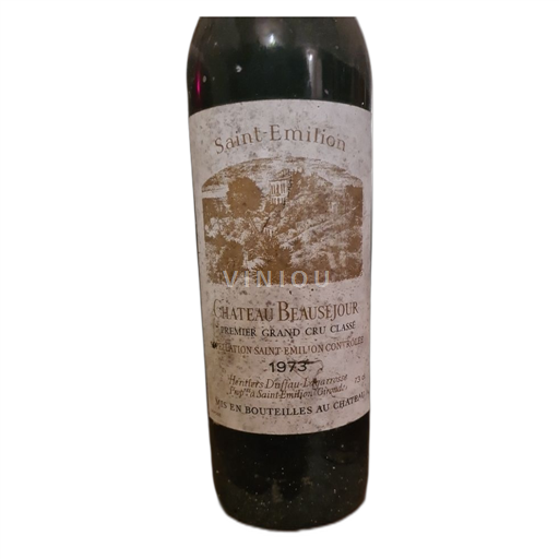 Bordeaux Saint-Émilion Grand Cru Château Beauséjour 1973