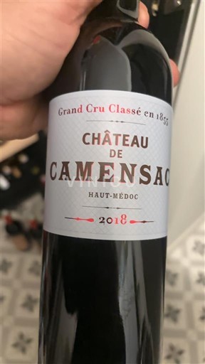 Bordeaux Haut-Médoc Grand Cru Château de Camensac 2018