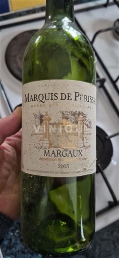 Bordeaux Margaux Grand Cru Marquis de Terme 2005