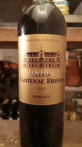 Bordeaux Margaux Grand Cru Château Cantenac Brown 2011