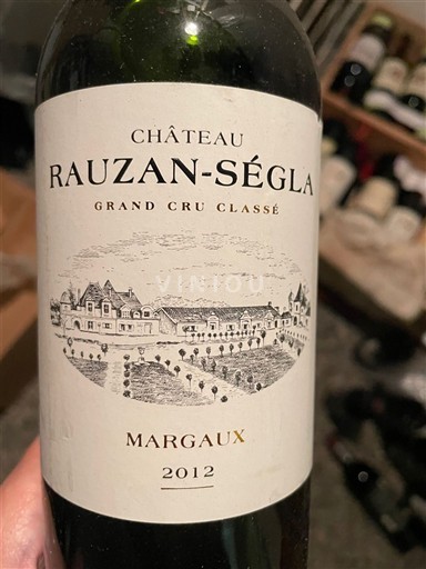 Bordeaux Margaux Grand Cru Château Rauzan-Ségla 2012