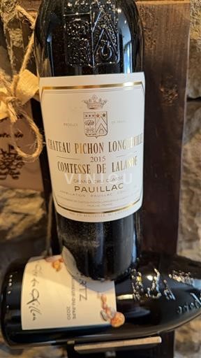 Vinos Rouge sec Chateau Pichon Longueville Comtesse de Lalande 2015 Francia Burdeos Pauillac AOC Grand Cru