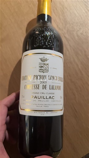 Bordeaux Pauillac Grand Cru Château Pichon Longueville Comtesse de Lalande 2005