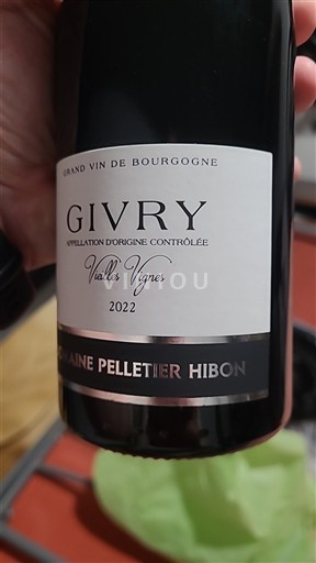 Бургундія Гіврі Domaine Pelletier Hibon Vieilles Vignes 2022