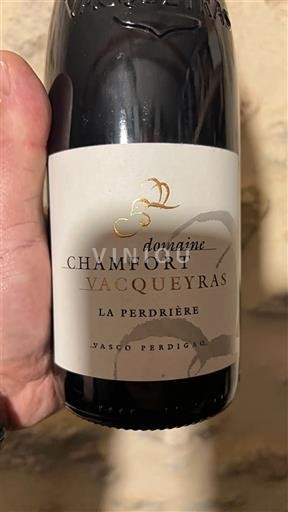 Thung lũng Rhône Vacqueyras Domaine Chamfort La Perdrière 2016