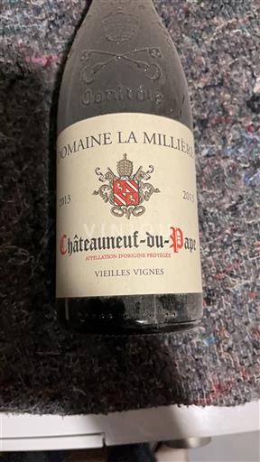 Rhônevallei Châteauneuf-du-Pape Domaine La Millière Vieilles Vignes 2013