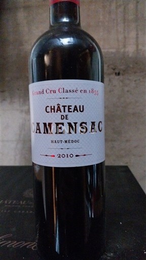 Бордо Го-Медок Grand Cru Château de Camensac 2010