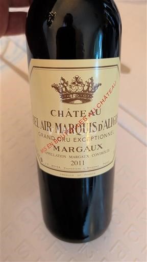 Bordeaux Margaux Château Bel Air Marquis d'Aligre 2011