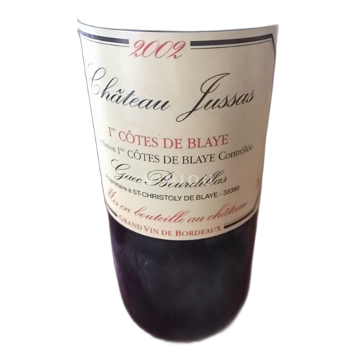 Bordéus Blaye Château Jussas 2002