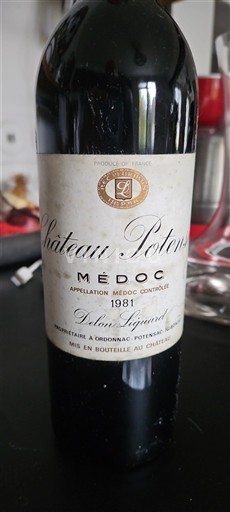 Burdeos Médoc Château Potensac 1981