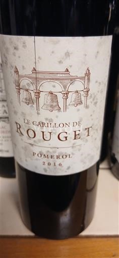 Bordeaux Pomerol Château Rouget Carillon de Rouget 2016